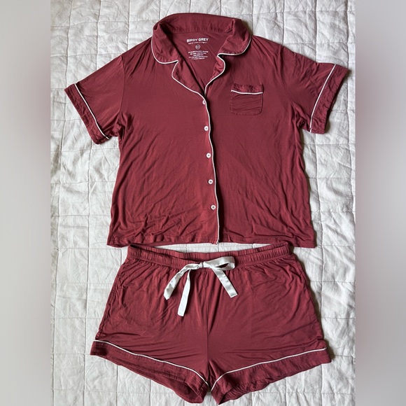 Birdy Grey Other - Birdy Grey Burnt Orange Bamboo Short Sleeve & Shorts Pajama Set - XXL